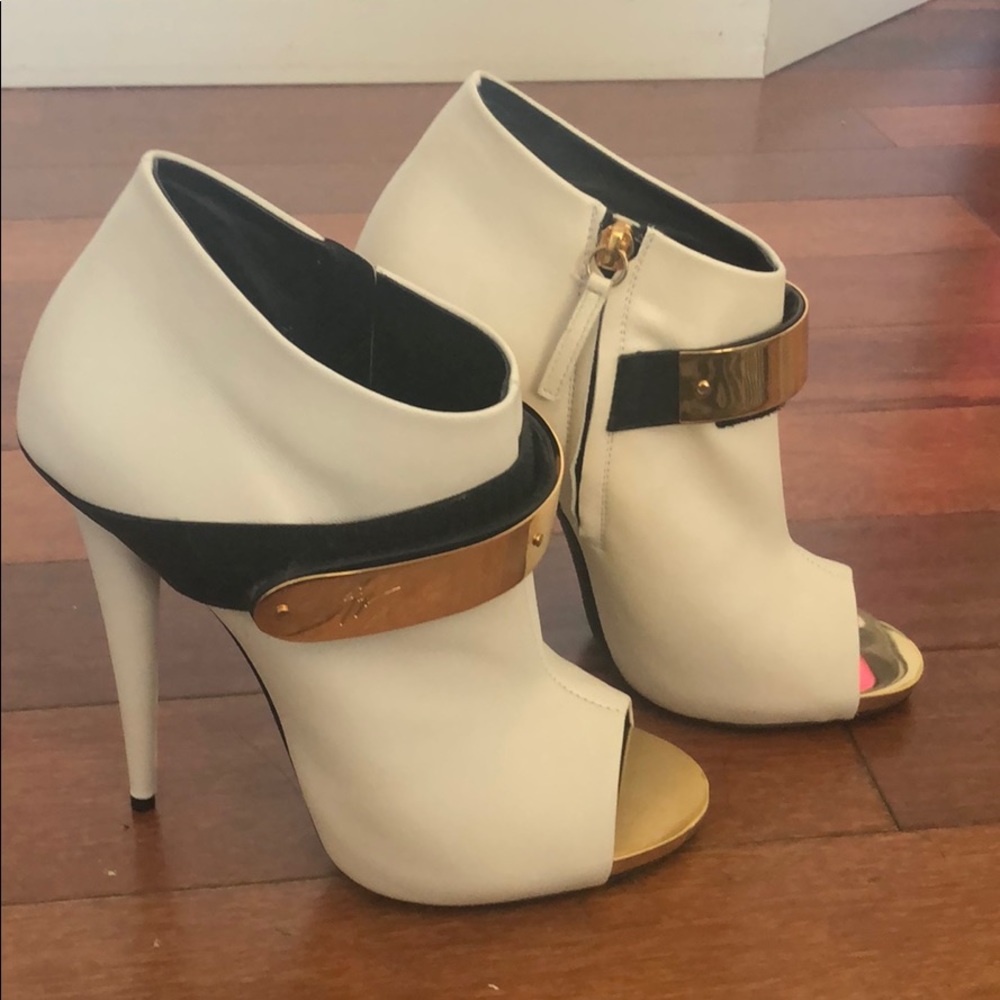 Giuseppe Ankle Boots Worn for a Photoshoot